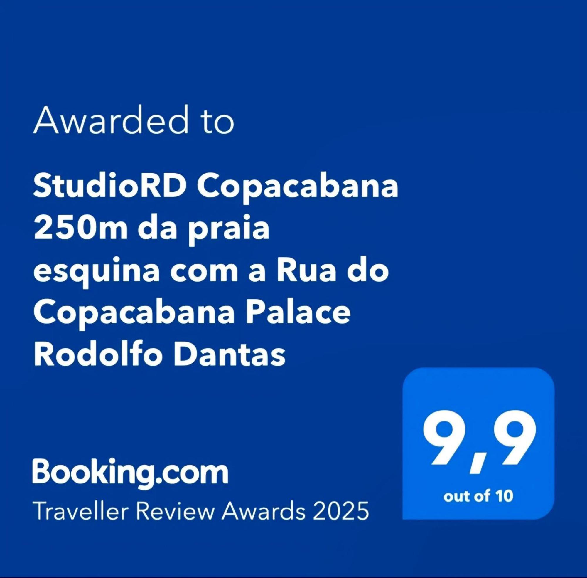 Studiord Copacabana 250M Da Praia Esquina Com A Rua Do Copacabana Palace Rodolfo Dantas リオデジャネイロ エクステリア 写真